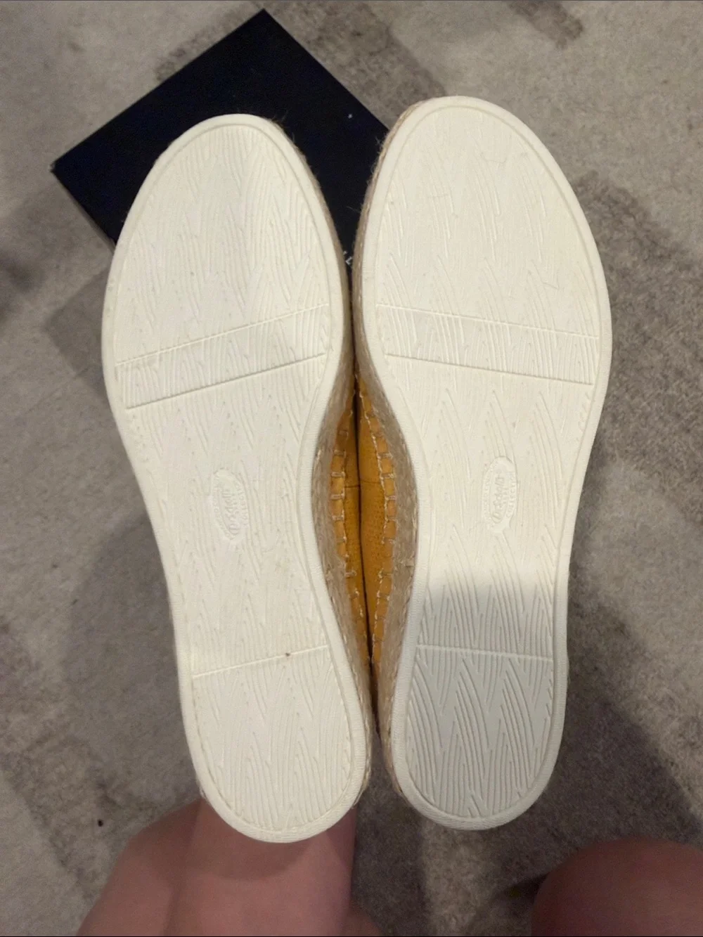 Dr. Scholl's Yellow Slip-On Espadrille Flats
